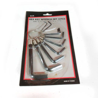 Hex Key Wrench Set 10pc